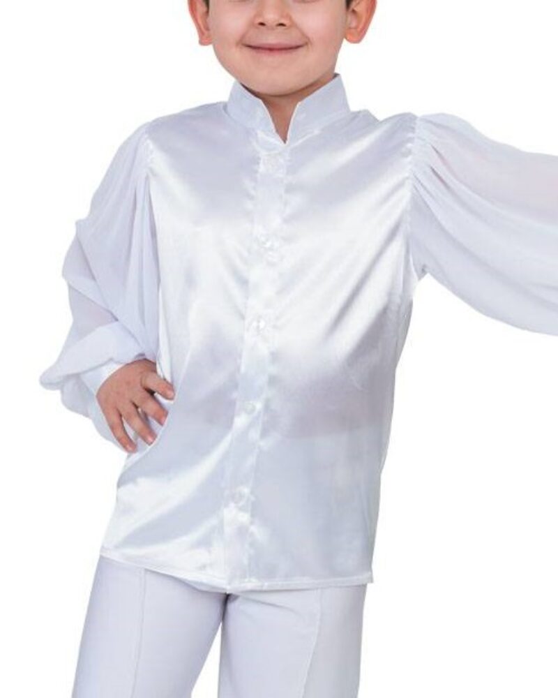 Boys' Costume Basics Chiffon Balloon Sleeve Performance Shirt