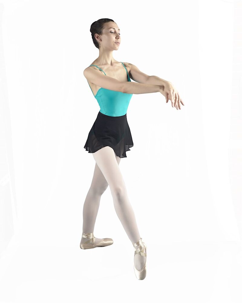 CUZZI Chiffon Mini Wrap Ballet/Dance Skirt