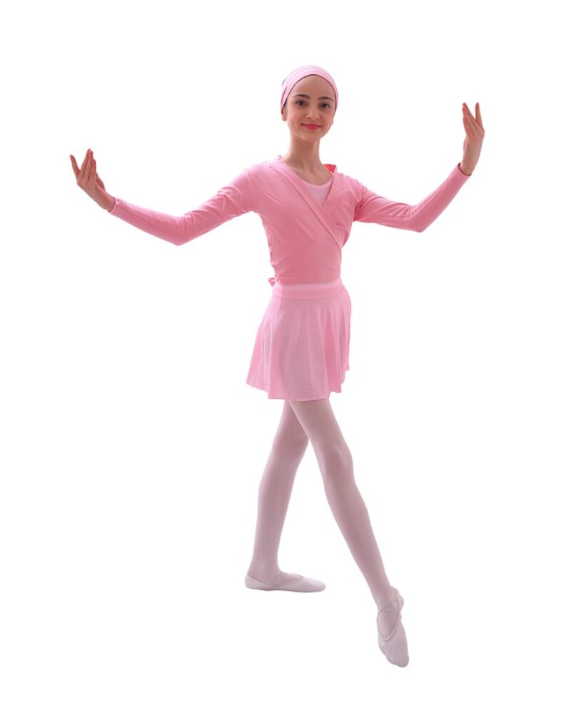 LANTANA Long Sleeve Ballet Wrap Cardigan